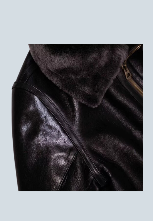 Bogart B3 Aviator Leather Bomber Jacket